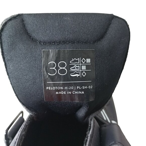 Peloton Cycling Shoes 38 EU Black & Red With Buckle Closure - Picture 10 of 10